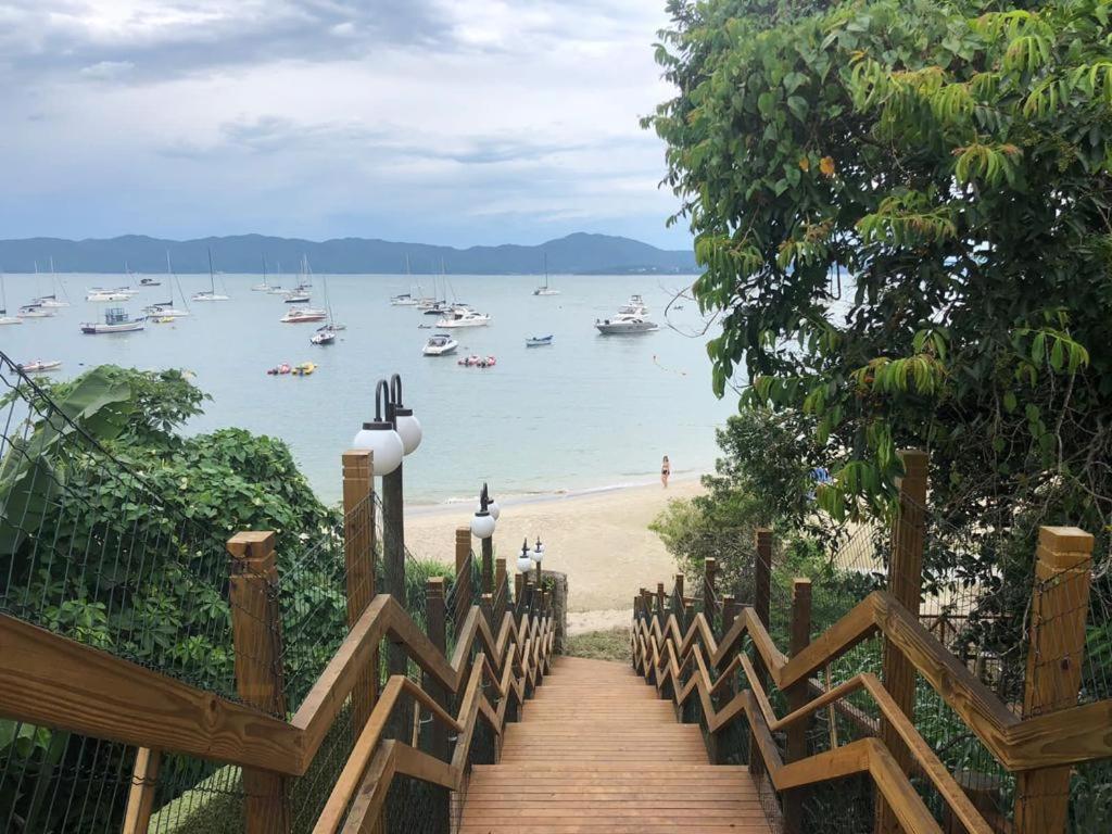 Jurere Cobertura 400M Do Mar Vista Linda Leilighet Florianópolis Eksteriør bilde