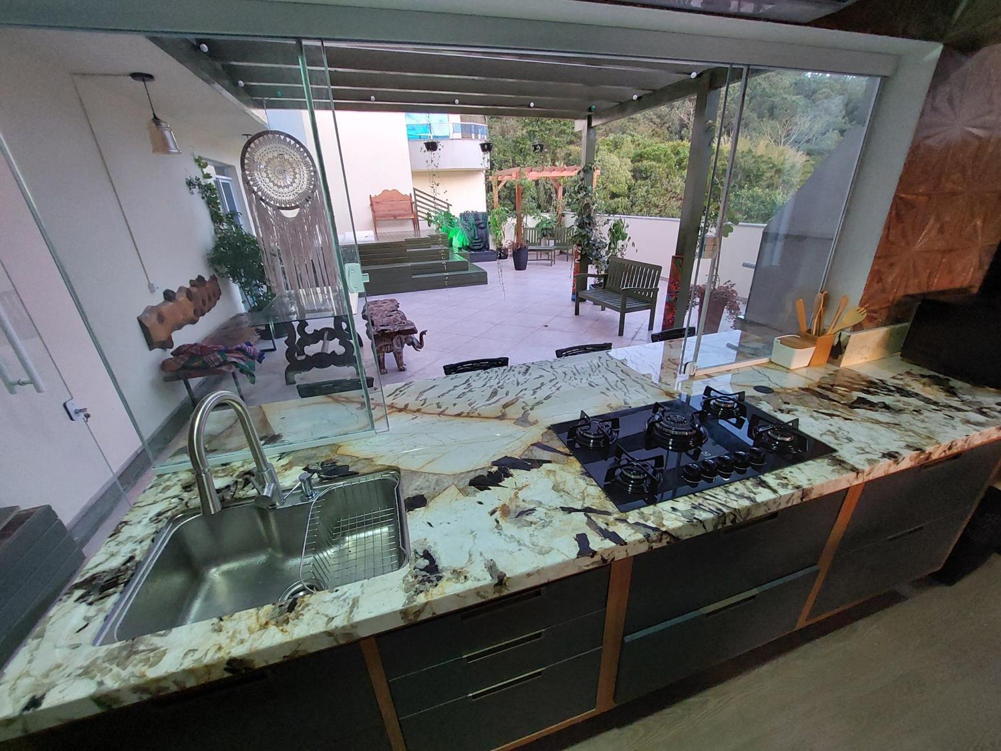 Jurere Cobertura 400M Do Mar Vista Linda Leilighet Florianópolis Eksteriør bilde